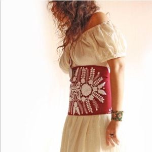 Mexican Dress Bohemian Maxi Aurora Off Shoulder